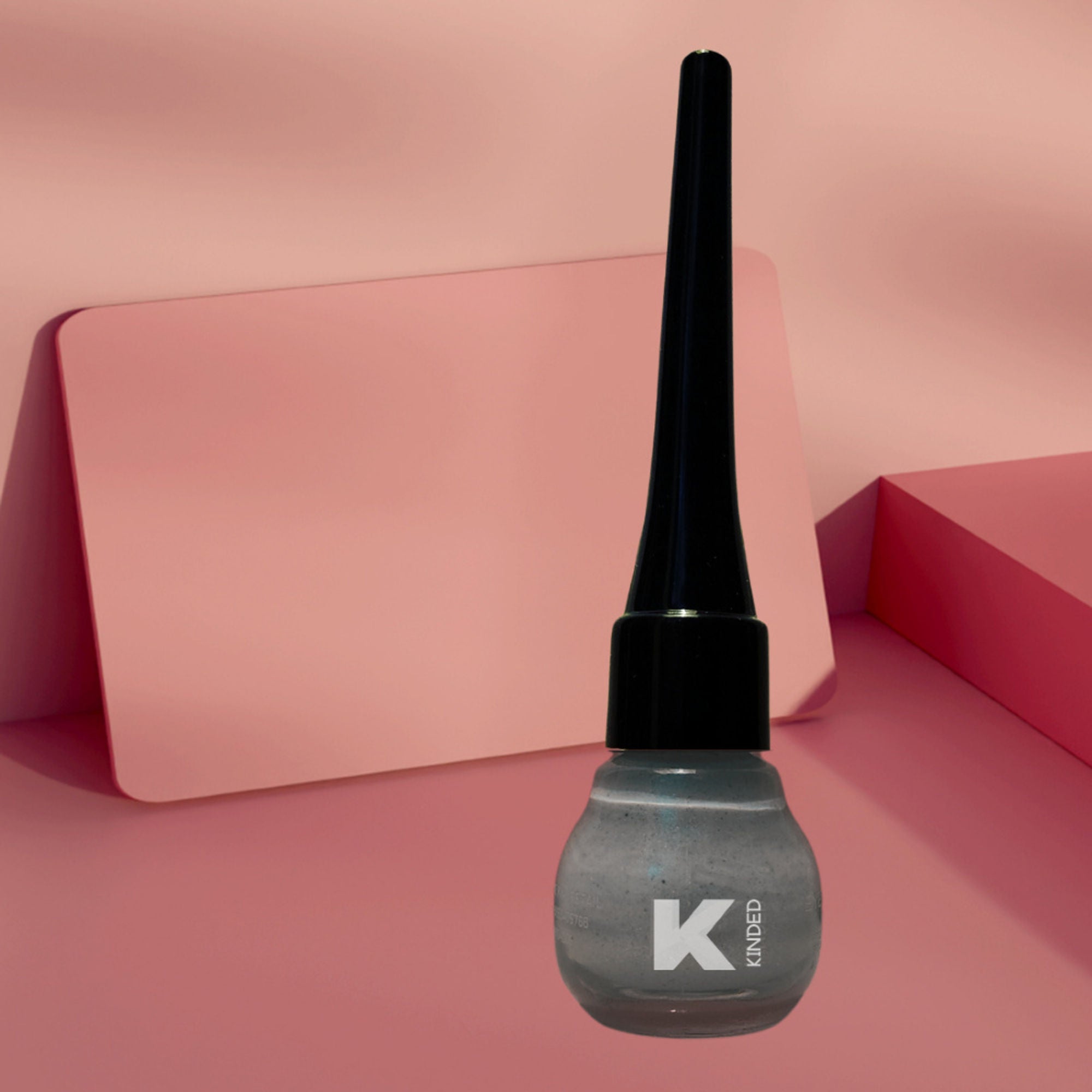 KINDED Liquid Metallic Eye Liner - Greyish Silver | Grocsy
