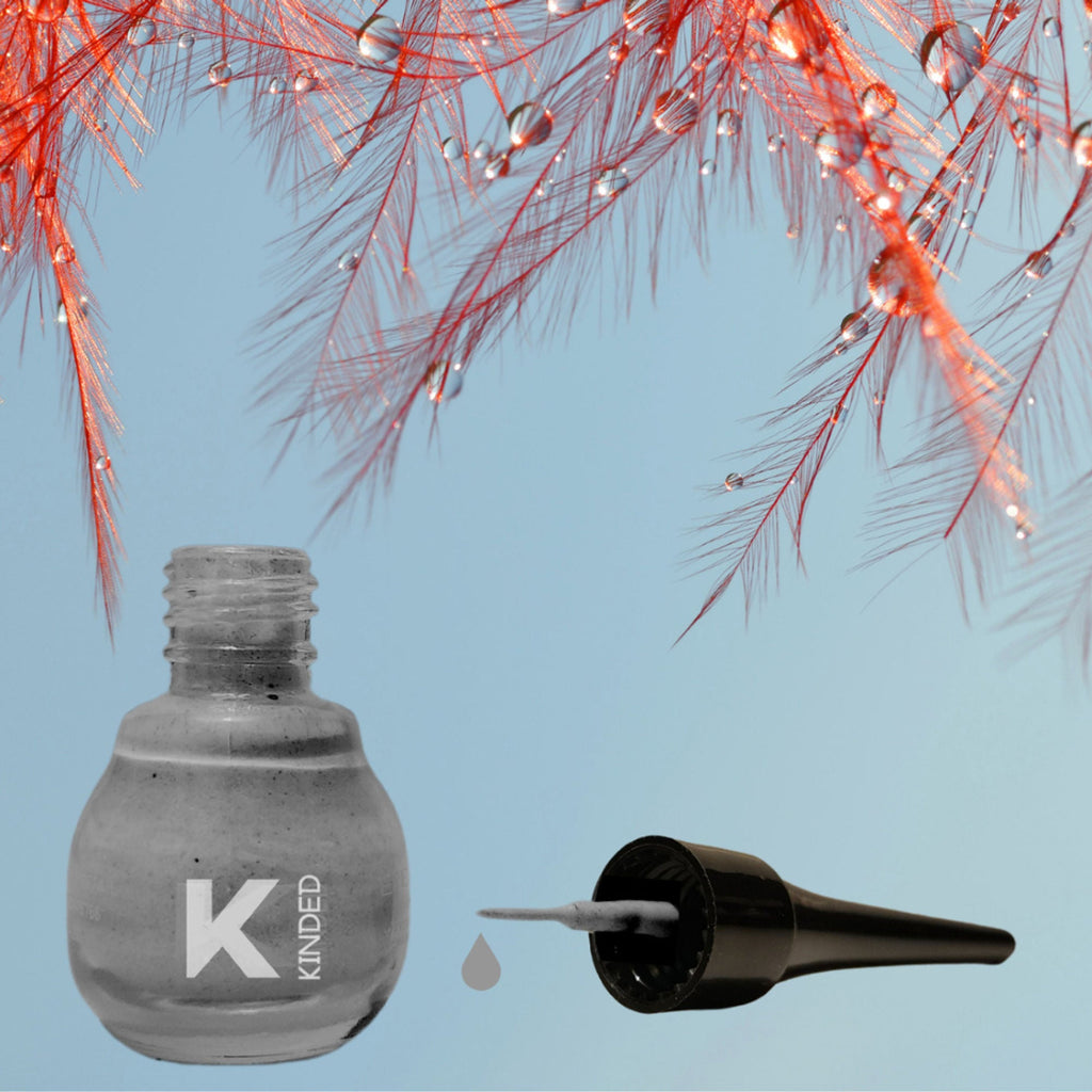 KINDED Liquid Metallic Eye Liner - Greyish Silver | Grocsy