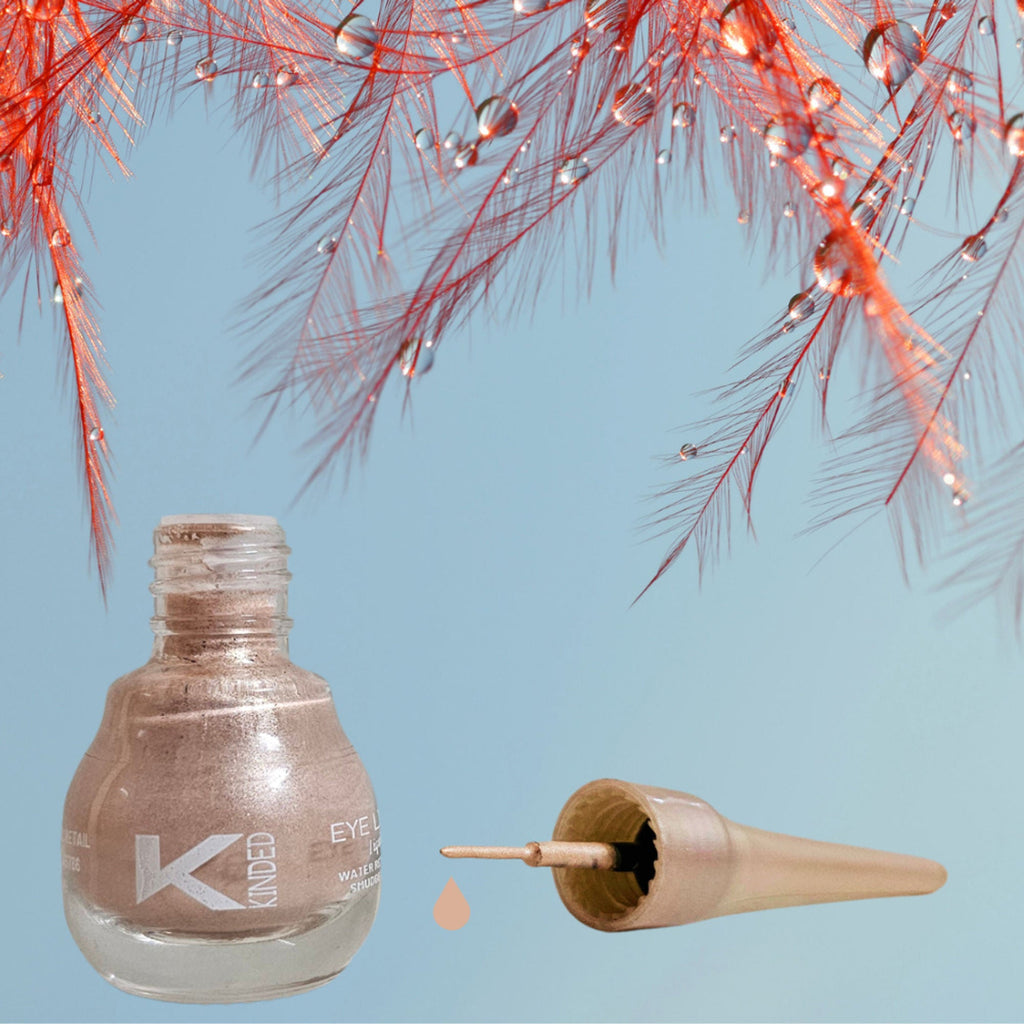 KINDED Liquid Metallic Eye Liner - Pink Pearl | Grocsy