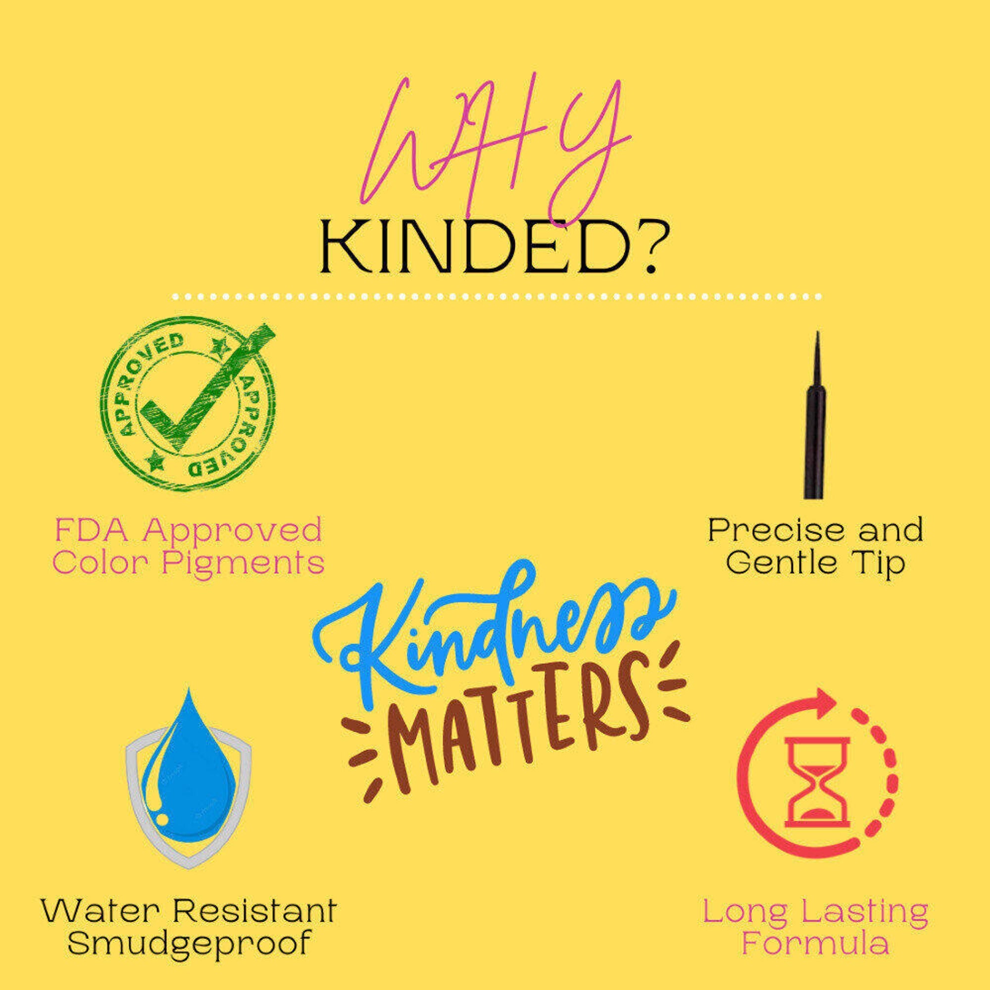 KINDED Liquid Metallic Eye Liner - Cool Copper | Grocsy
