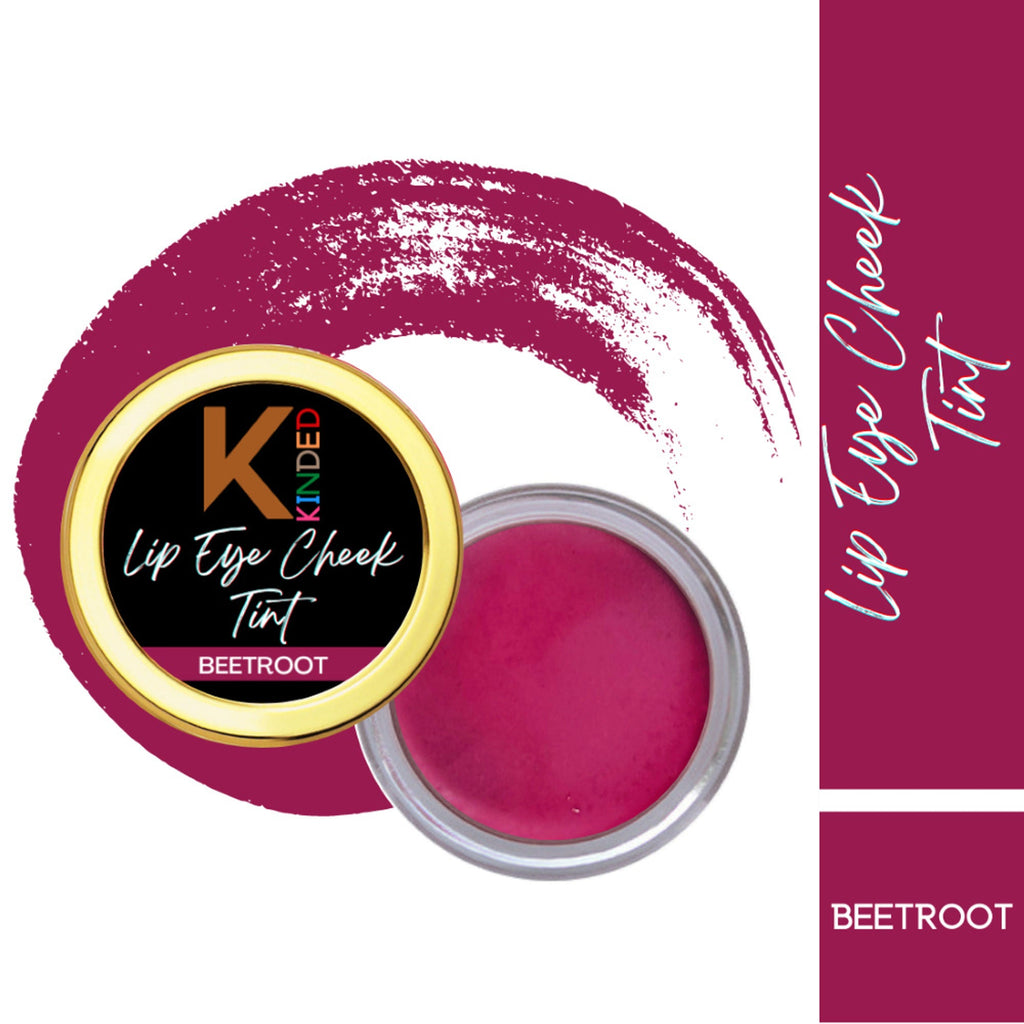 KINDED Lip, Eye and Cheek Tint - Beetroot | Grocsy