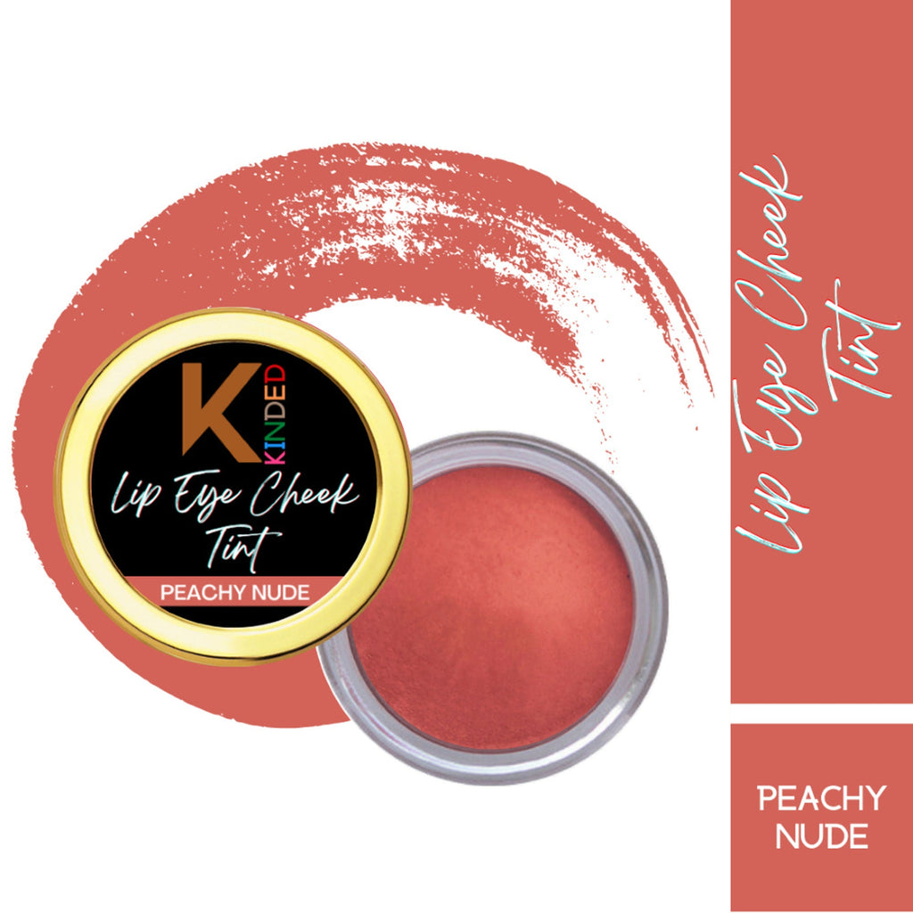 KINDED Lip, Eye and Cheek Tint - Peachy Nude | Grocsy