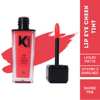 KINDED Lip, Eye & Cheek Tint with Vitamin-E Enriched - 01 Barbie Pink | Grocsy