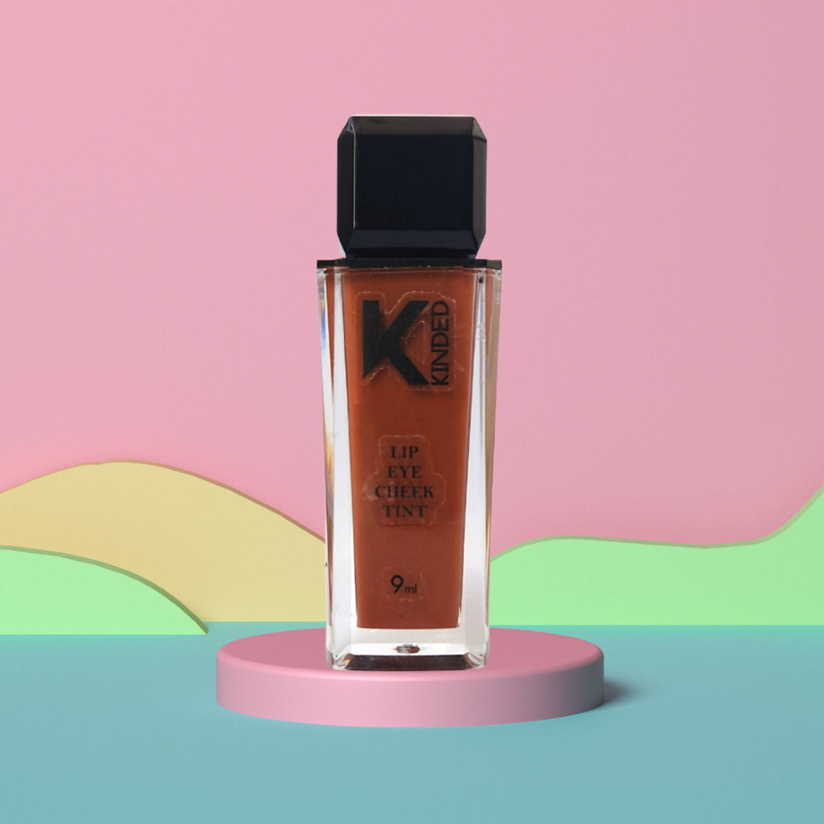 KINDED Lip, Eye & Cheek Tint with Vitamin-E Enriched - 06 Brown Temptation | Grocsy