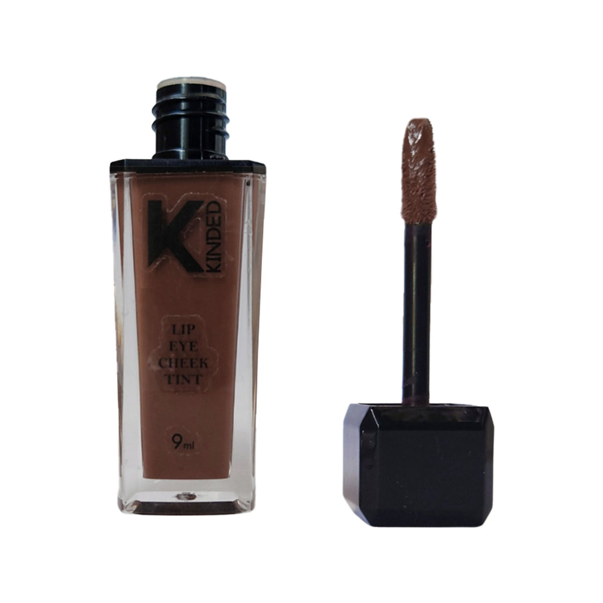 KINDED Lip, Eye & Cheek Tint with Vitamin-E Enriched - 07 Choco Brown | Grocsy