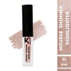 KINDED Mousse Shimmer Highlighter - Pink Paradise | Grocsy