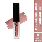 KINDED Mousse Shimmer Highlighter - Rusty Bronze | Grocsy