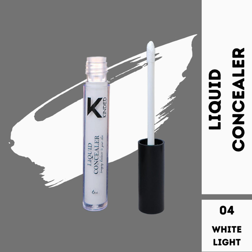 KINDED Liquid Concealer - White Light | Grocsy