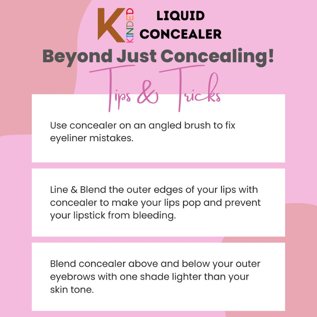 KINDED Liquid Concealer - White Light | Grocsy