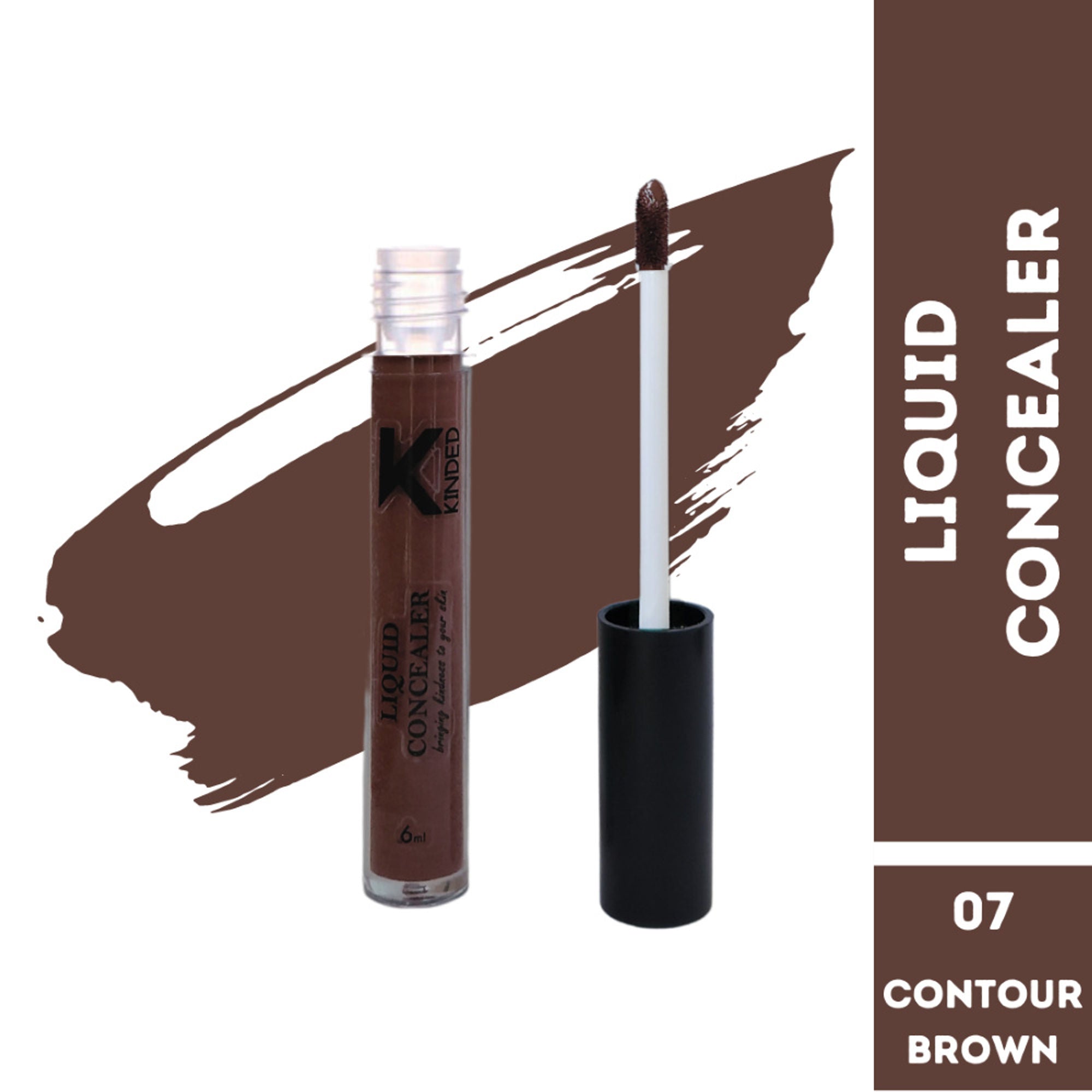 KINDED Liquid Concealer - Contour Brown | Grocsy