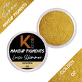 KINDED Loose Shimmer Makeup Foil Pigments Powder - Golden | Grocsy