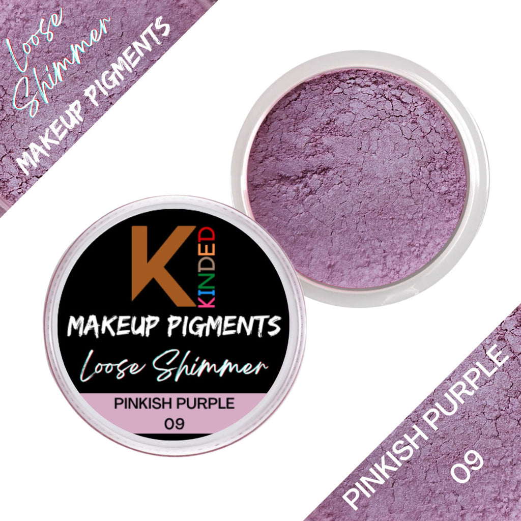KINDED Loose Shimmer Makeup Foil Pigments Powder - Pinkish Purple | Grocsy