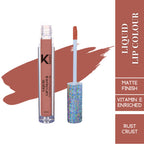 KINDED Liquid Lip Colour Lipstick Lip Gloss - 05 Rust Crust | Grocsy