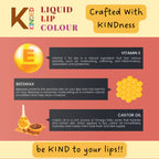KINDED Liquid Lip Colour Lipstick Lip Gloss - 05 Rust Crust | Grocsy