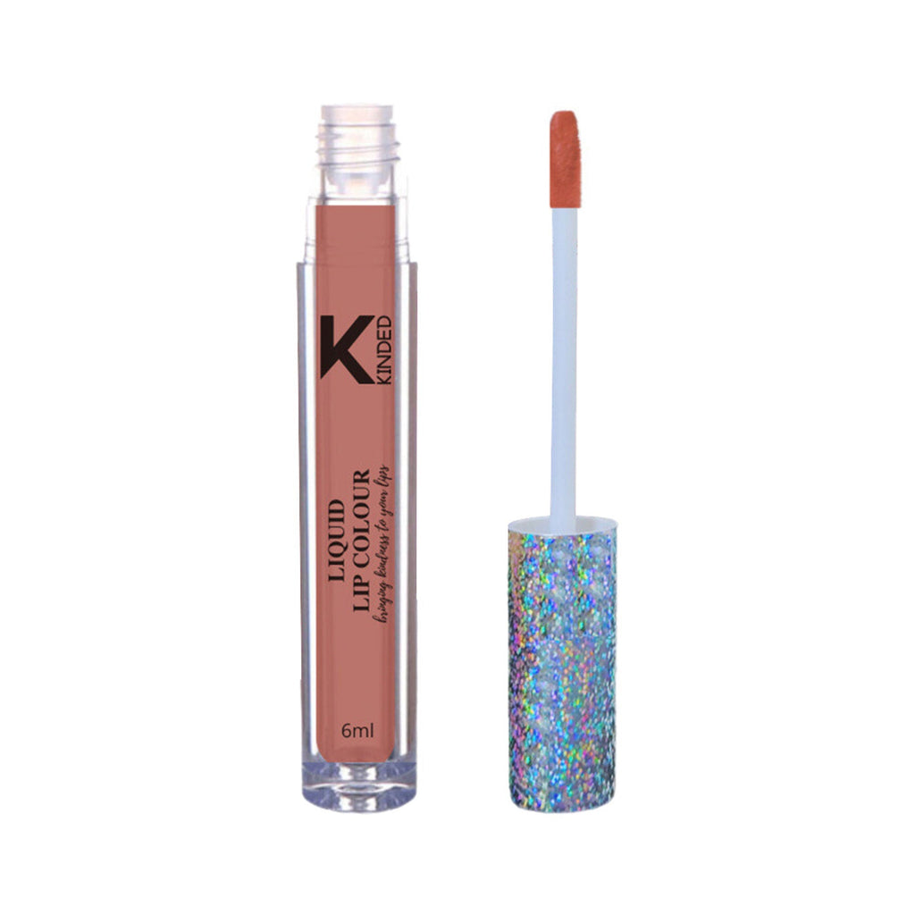 KINDED Liquid Lip Colour Lipstick Lip Gloss - 05 Rust Crust | Grocsy