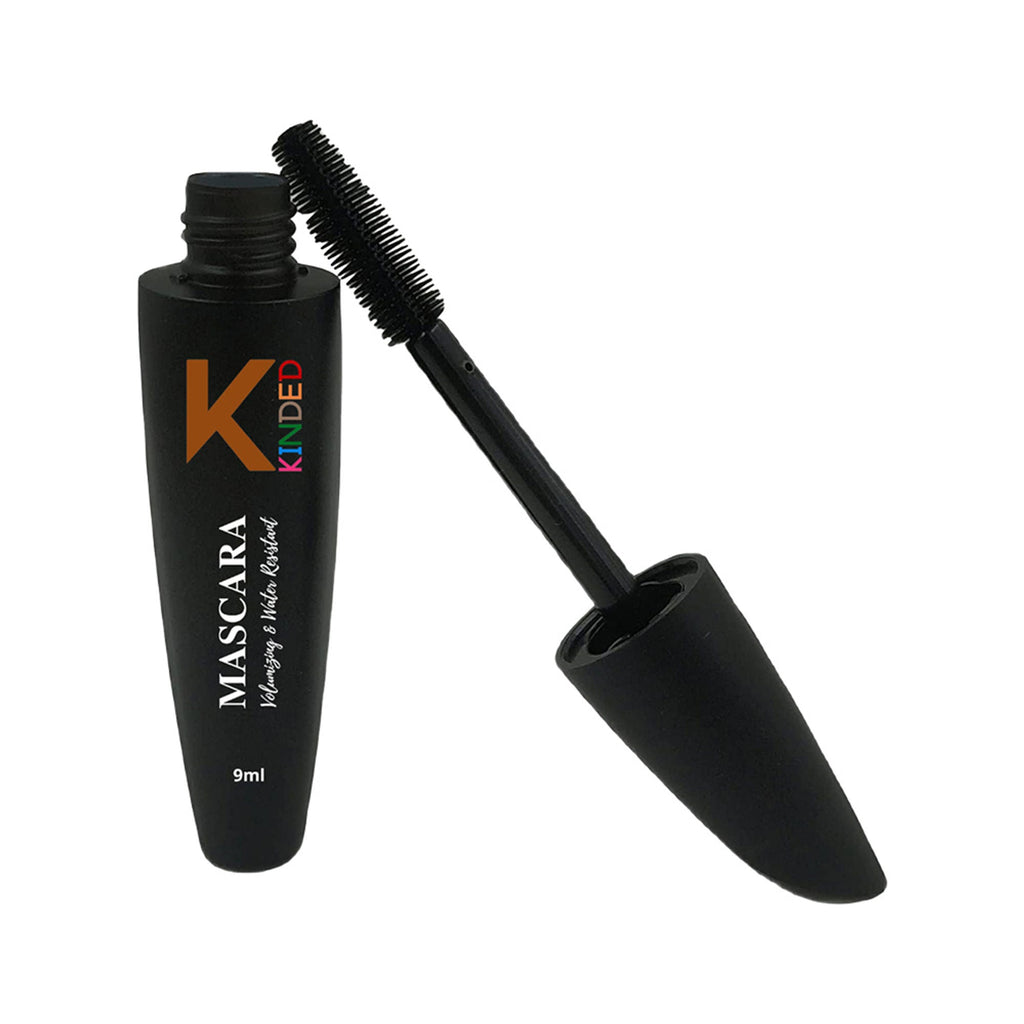 KINDED Volumizing & Waterproof Long Lasting Smudgeproof Mascara - Black | Grocsy