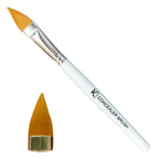 KINDED Professional Natural Wooden Handle Concealer Makeup Brush | Grocsy