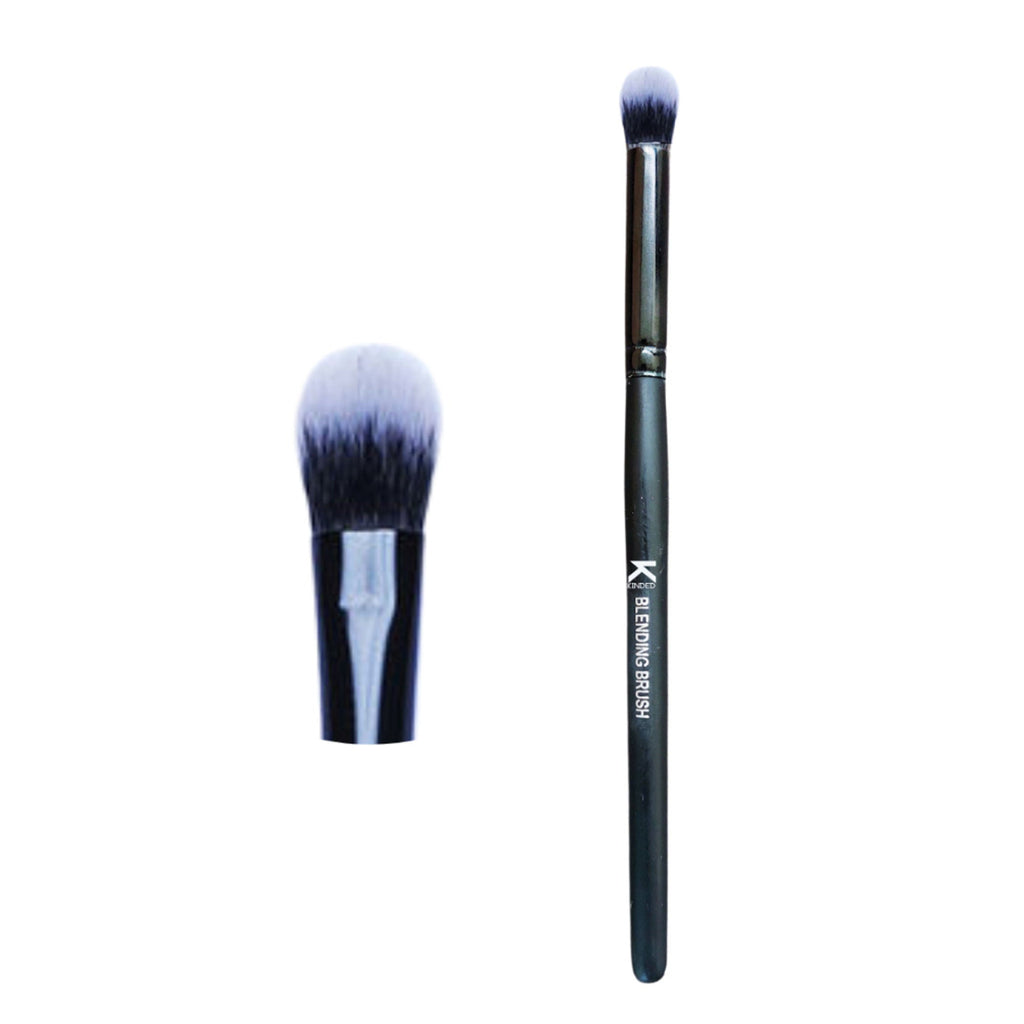 KINDED Professional Natural Wooden Handle Blending Makeup Brush | Grocsy