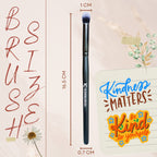 KINDED Professional Natural Wooden Handle Blending Makeup Brush | Grocsy