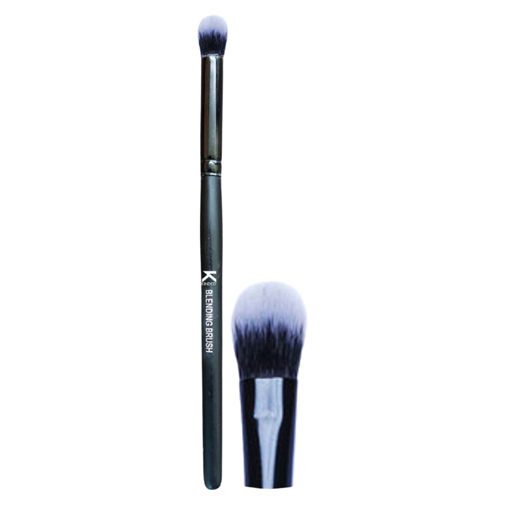 KINDED Professional Natural Wooden Handle Blending Makeup Brush | Grocsy