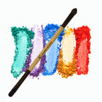 KINDED Professional Natural Wooden Handle 2 in 1 Eyeshadow Applicator Makeup Brush | Grocsy