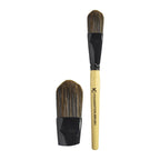 KINDED Professional Natural Wooden Handle Foundation Makeup Brush | Grocsy