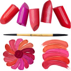 KINDED Professional Natural Wooden Handle 2 in 1 Lip Liner & Lip Filler Makeup Brush | Grocsy