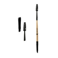 KINDED Professional Natural Wooden Handle 2 in 1 Masaca & Angular Makeup Brush | Grocsy