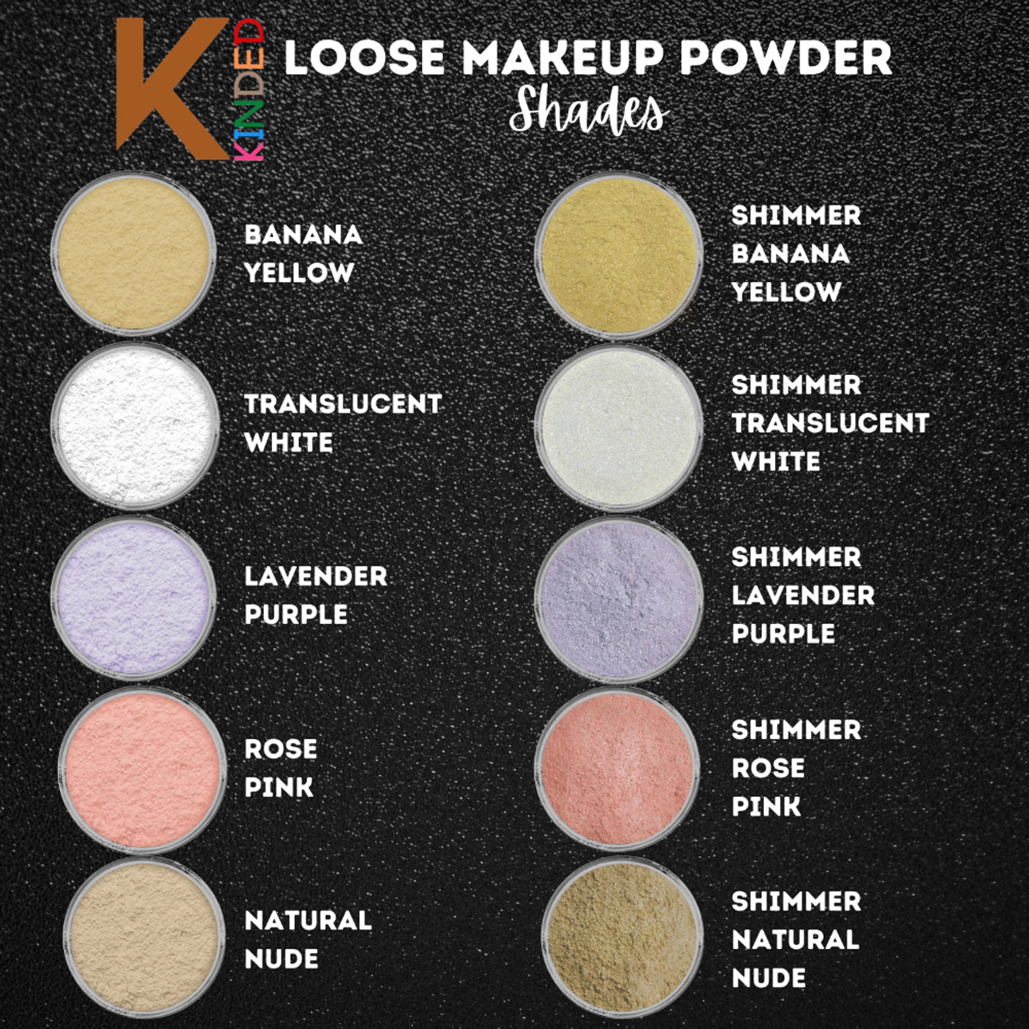 KINDED Setting Loose Powder - Translucent White | Grocsy