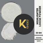 KINDED Highlighter Loose Powder - Shimmer Translucent White | Grocsy