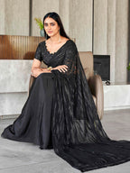 Tikhi Imli Woven Design Satin Ready to Wear Saree | Grocsy