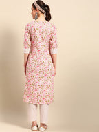 Sangria Women Paisley Printed Gotta Patti Kurta With Trousers | Grocsy