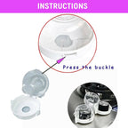 Safe-O-Kid Gas Stove Knobs Transparent Guards for Indoor Baby Safety Set of 2 Pcs | Grocsy