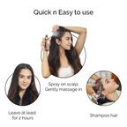 Pyoura Brahmi Non-Oily Hair Spray Serum Mist Natural Conditioner | Grocsy