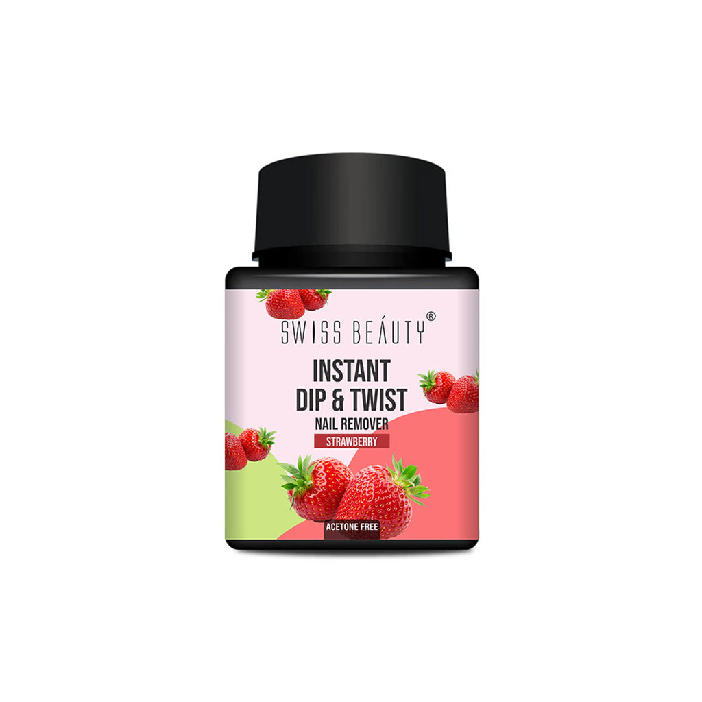 Swiss Beauty Instant Dip & Twist Nail Paint Remover - Strawberry Fresh | Grocsy