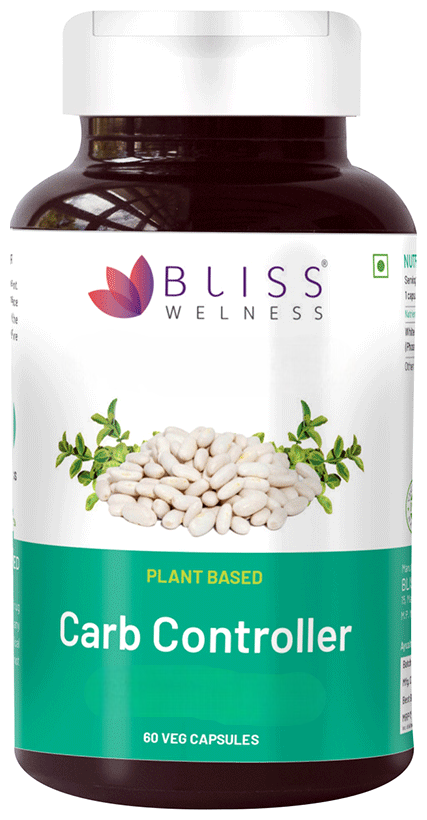Bliss Welness Carb Controller White Kidney Bean Extract Vegetarian Capsule | Grocsy