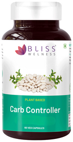 Bliss Welness Carb Controller White Kidney Bean Extract Vegetarian Capsule | Grocsy