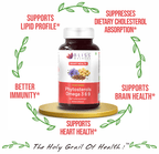 Bliss Welness Heart Health Phytosterols Omega 3 6 9 Veg Capsule Vegicap | Grocsy
