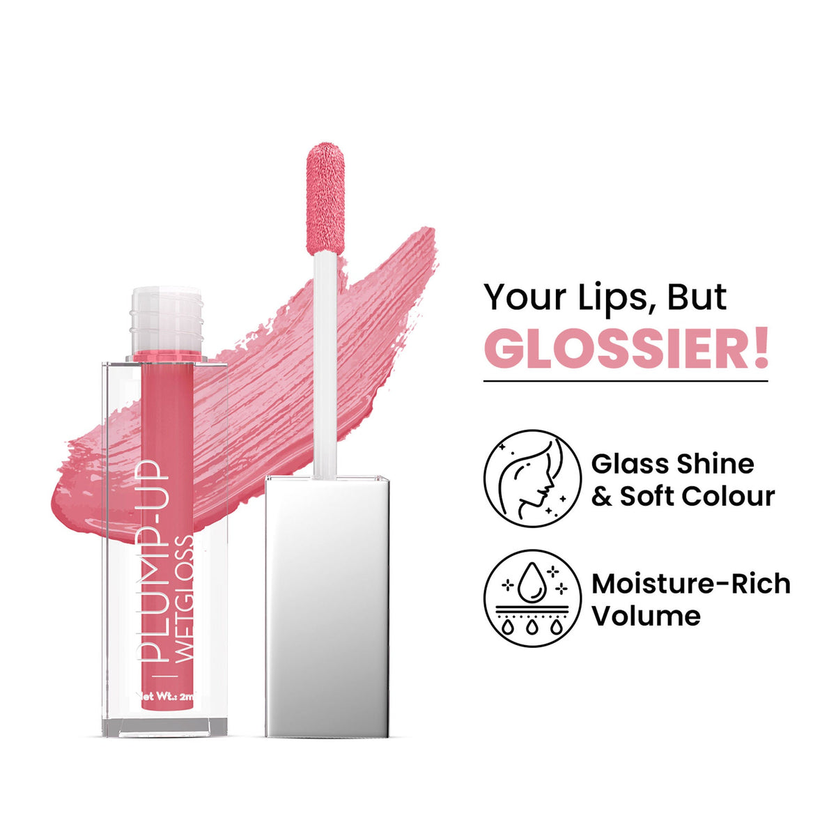 Swiss Beauty Plump Up Wet Lip Gloss For Glossy And Fuller Lips - 7 Date Night | Grocsy