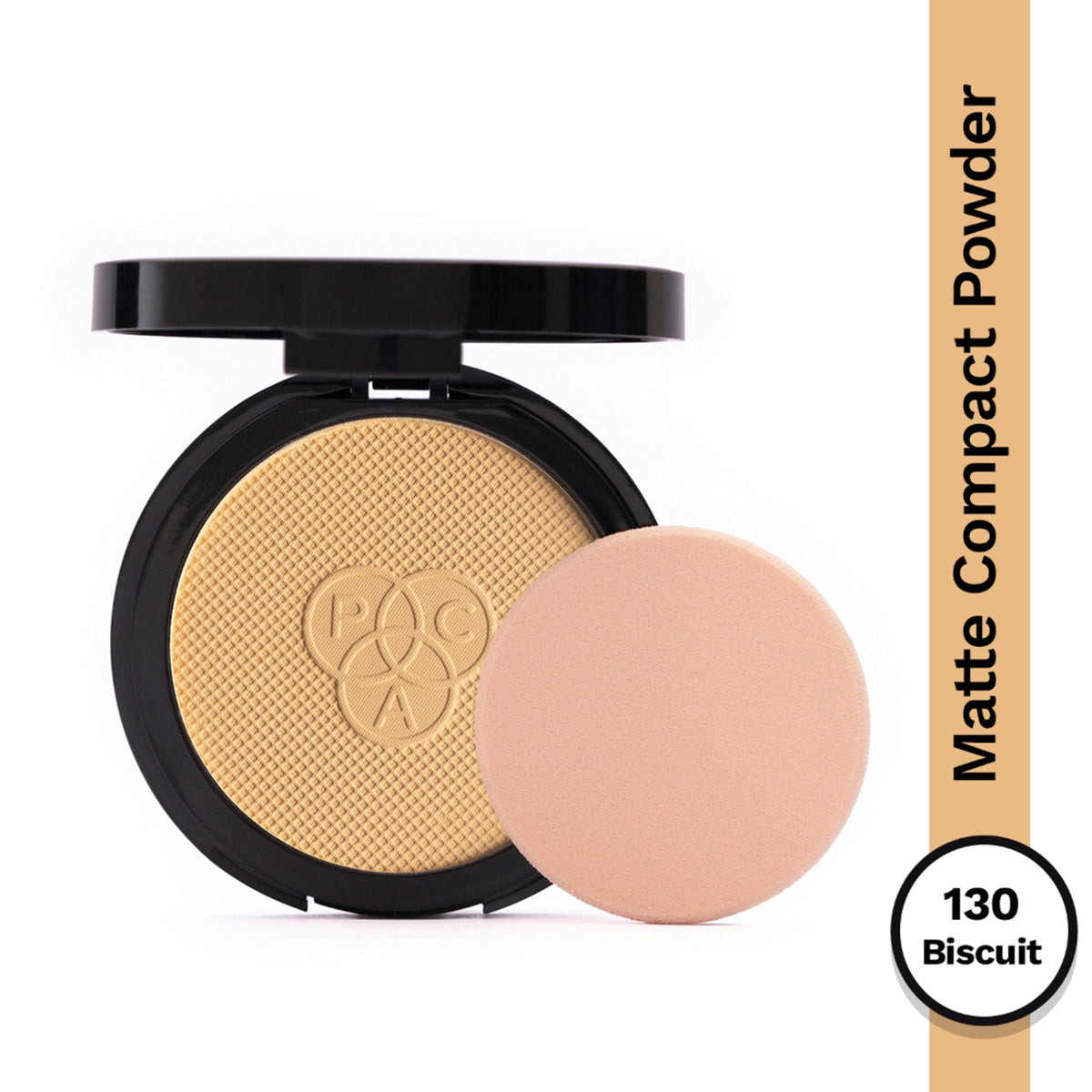 PAC Studio Matte Touch Compact Powder - 130 Biscuit | Grocsy
