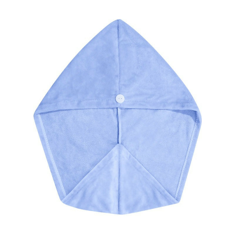 Nykaa Naturals Microfiber Hair Wrap for Frizz Free & Shiny Hair - Blue | Grocsy