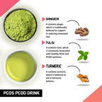 Just Vedic PCOS PCOD Support Drink Mix | Grocsy