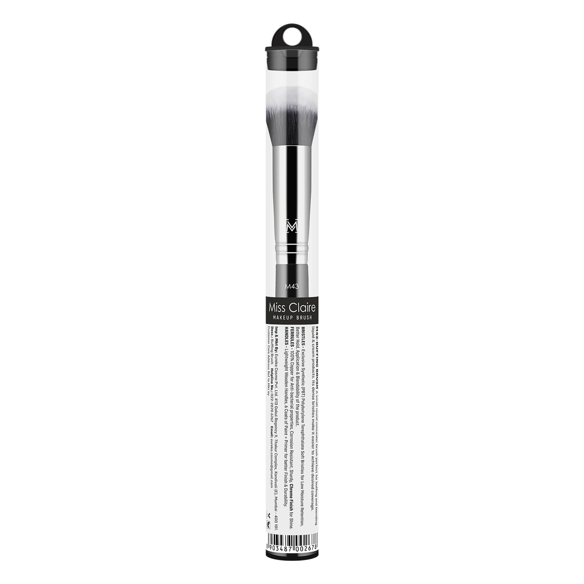 Miss Claire M43 - Buffing Brush - Chrome | Grocsy