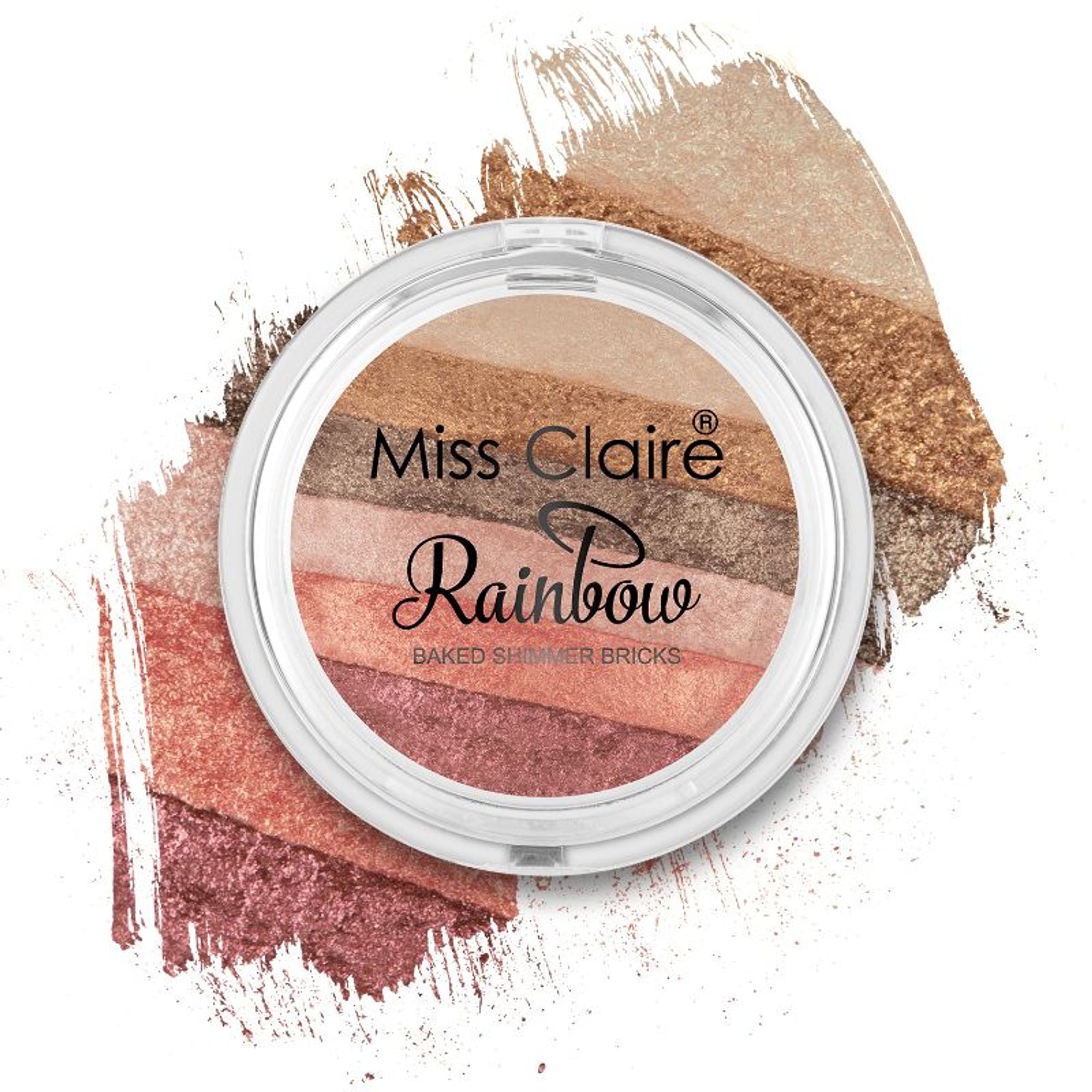 Miss Claire Rainbow Baked Shimmer Bricks - 1 | Grocsy