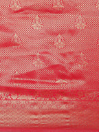 Saree Mall Pink Ethnic Motifs Zari Silk Blend Banarasi Saree | Grocsy