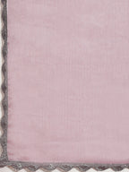 Tikhi Imli Pink Solid Embellished Border Saree | Grocsy