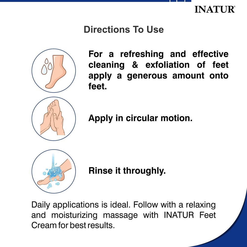Inatur Foot Scrub | Grocsy