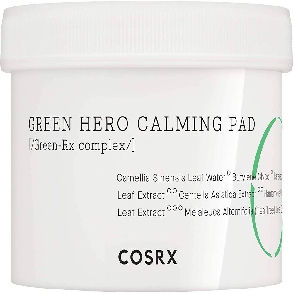 Cosrx One Step Green Hero Calming Pad - Korean Skincare | Grocsy