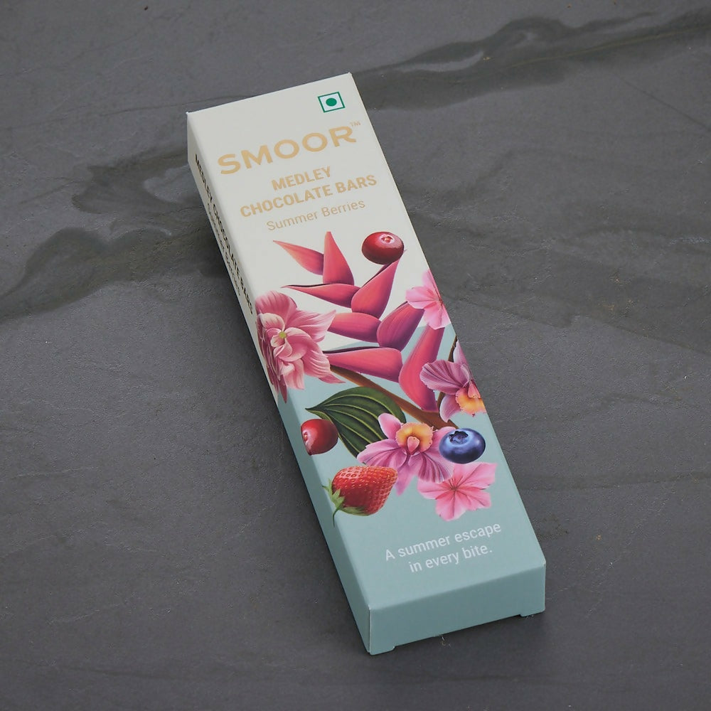 Smoor Medley Chocolate Bars Summer Berries | Grocsy