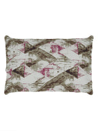 Story@home Brown & Pink Abstract Microfiber 180 TC Bedsheet With Pillow Cover | Grocsy